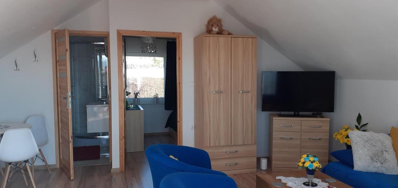 Mieszkanko Z Tarasem Limanowa Esterno foto