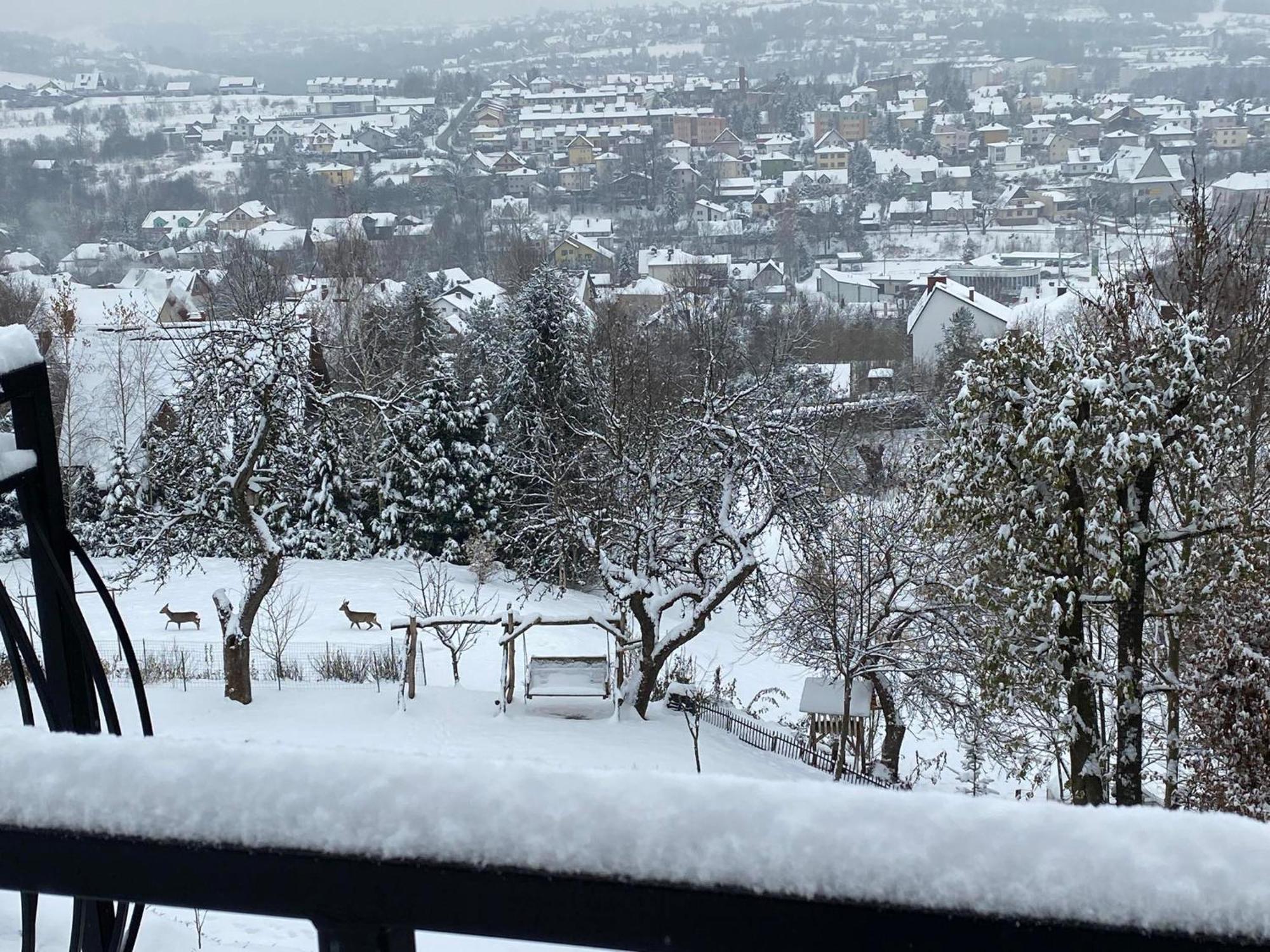 Mieszkanko Z Tarasem Limanowa Esterno foto